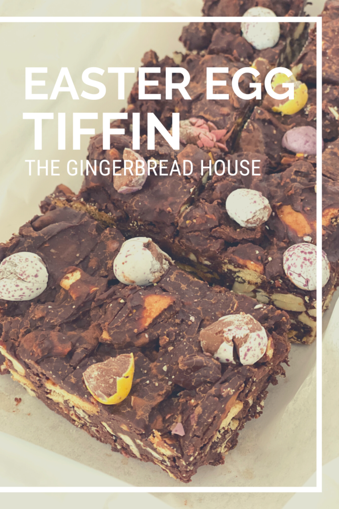 Easter egg chocolate tiffin (with mini eggs!) thegingerbreadhouse.co.uk