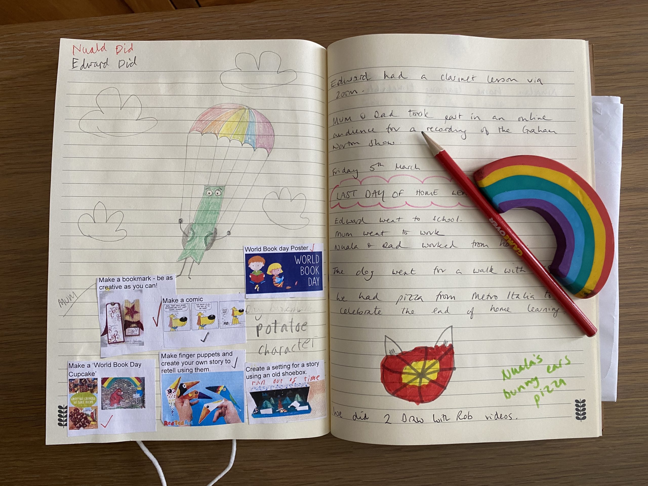 our lockdown journal