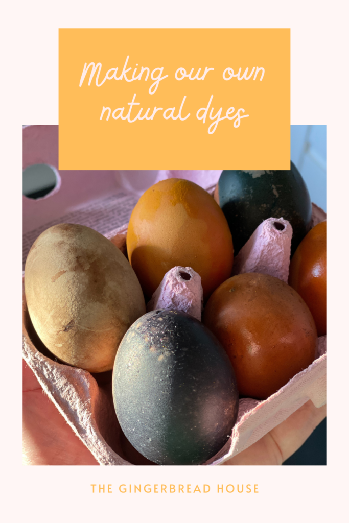 Making our own natural dyes - the-gingerbread-house.co.uk