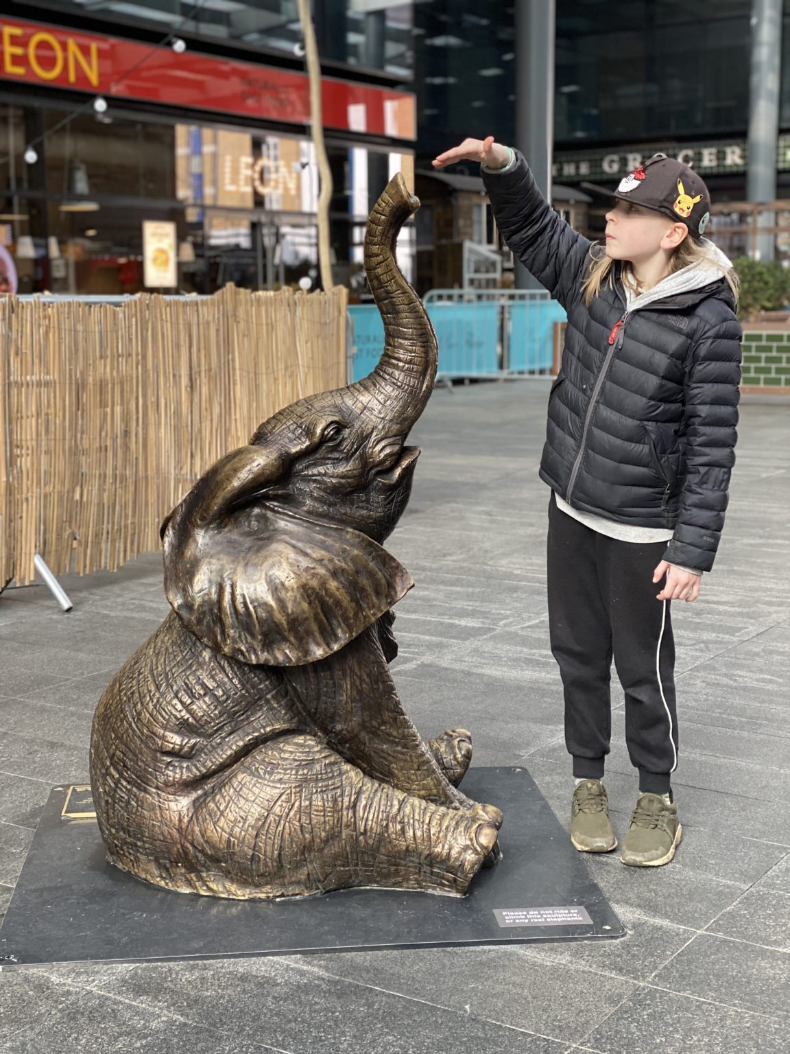 Elephant trail at Spitalfields Market London thegingerbreadhouse.co.uk
