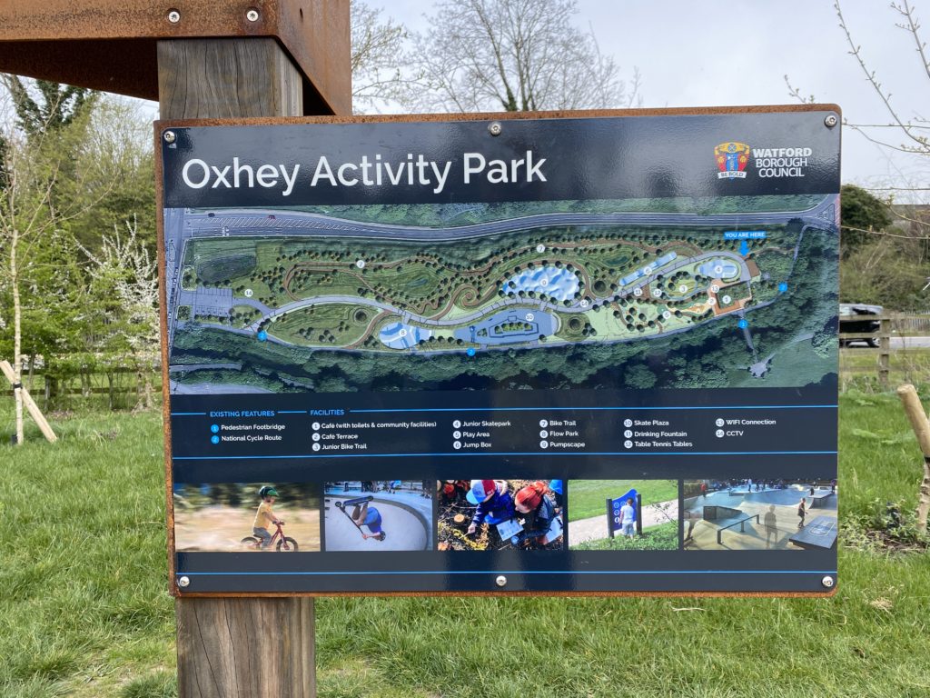 exploring Oxhey Activity Park