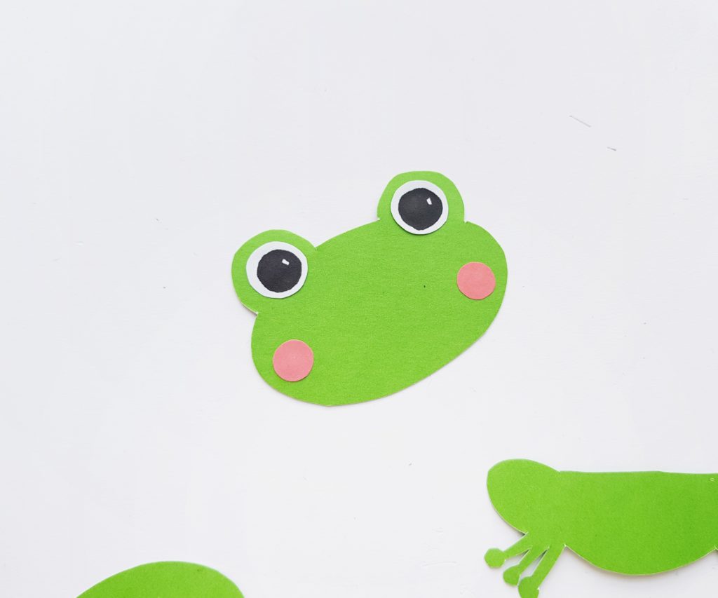 Frog paper craft for kids