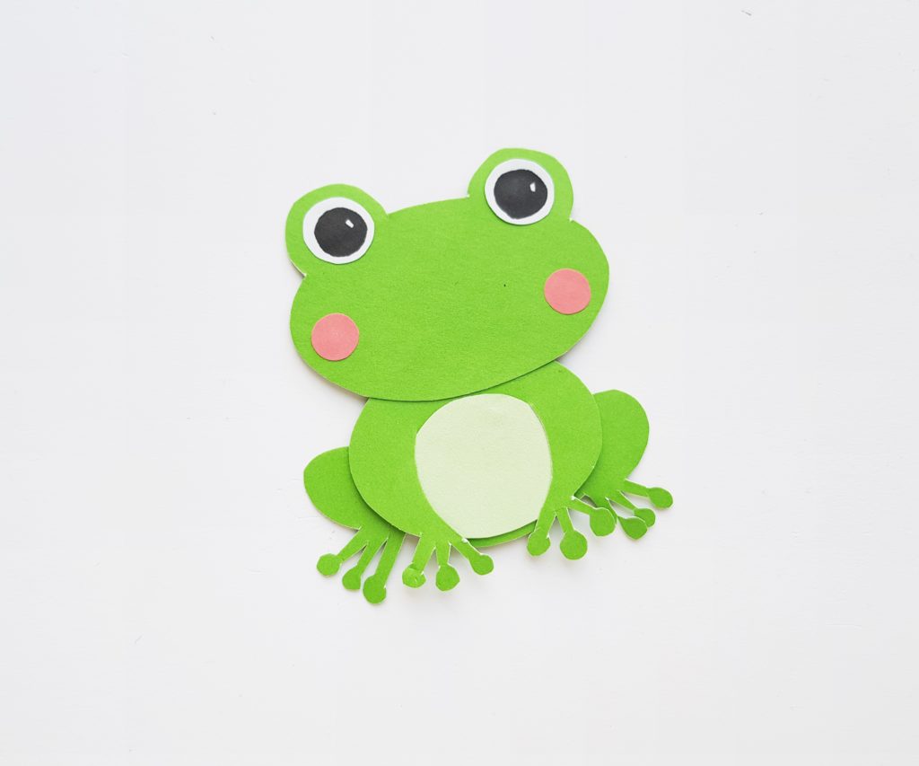 paper frog craft for kids