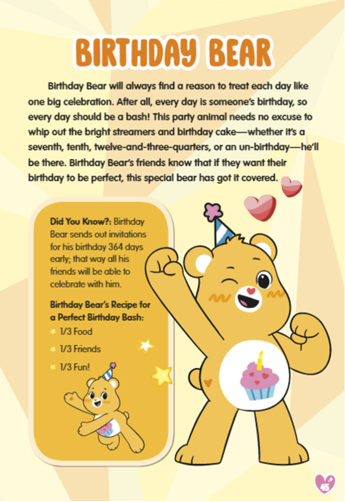 Care Bears Birthday Bear