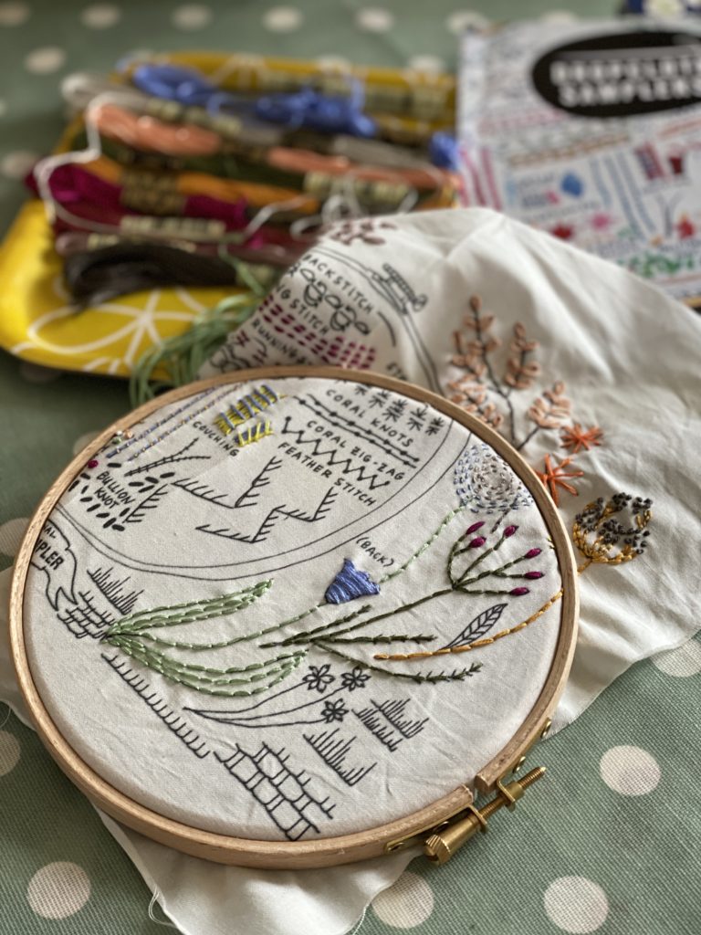 Original Dropcloth Embroidery Sampler