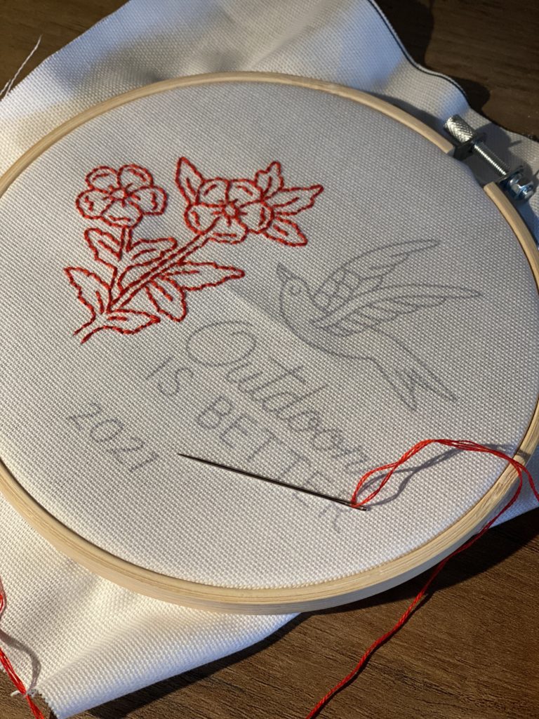 modern embroidery kit