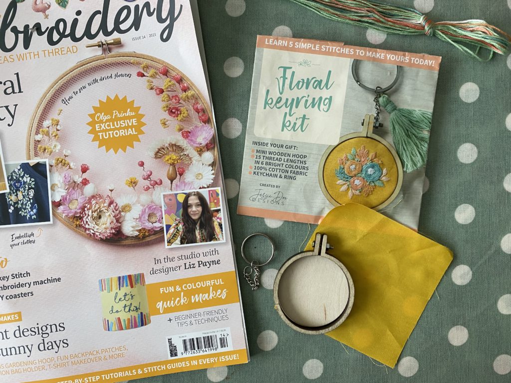 Floral keyring kit