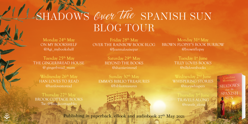 Shadows over the Spanish Sun book tour 