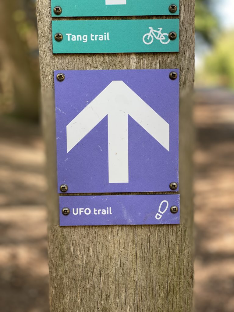 UFO trail signs Rendlesham Forest