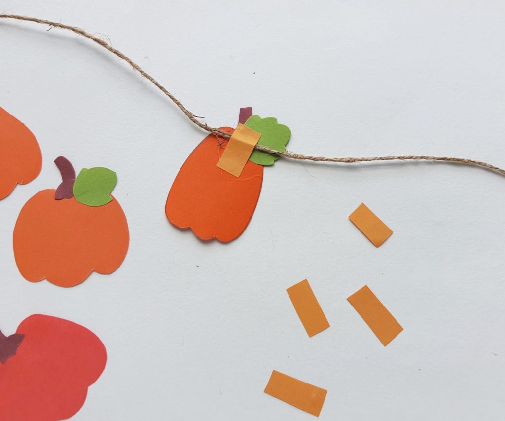 paper Pumpkin Garland 