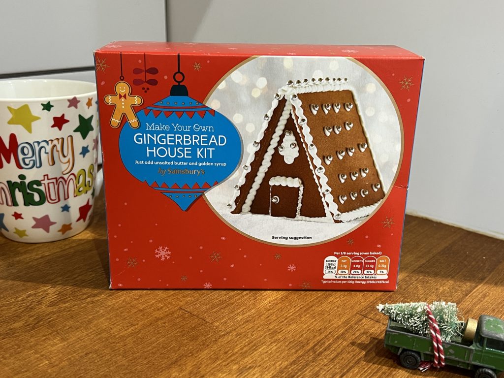 Sainsbury's Make Your Own Gingerbread House Kit