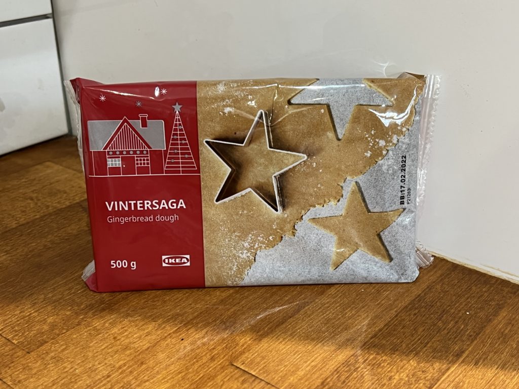 Ikea Vintersaga Gingerbread dough