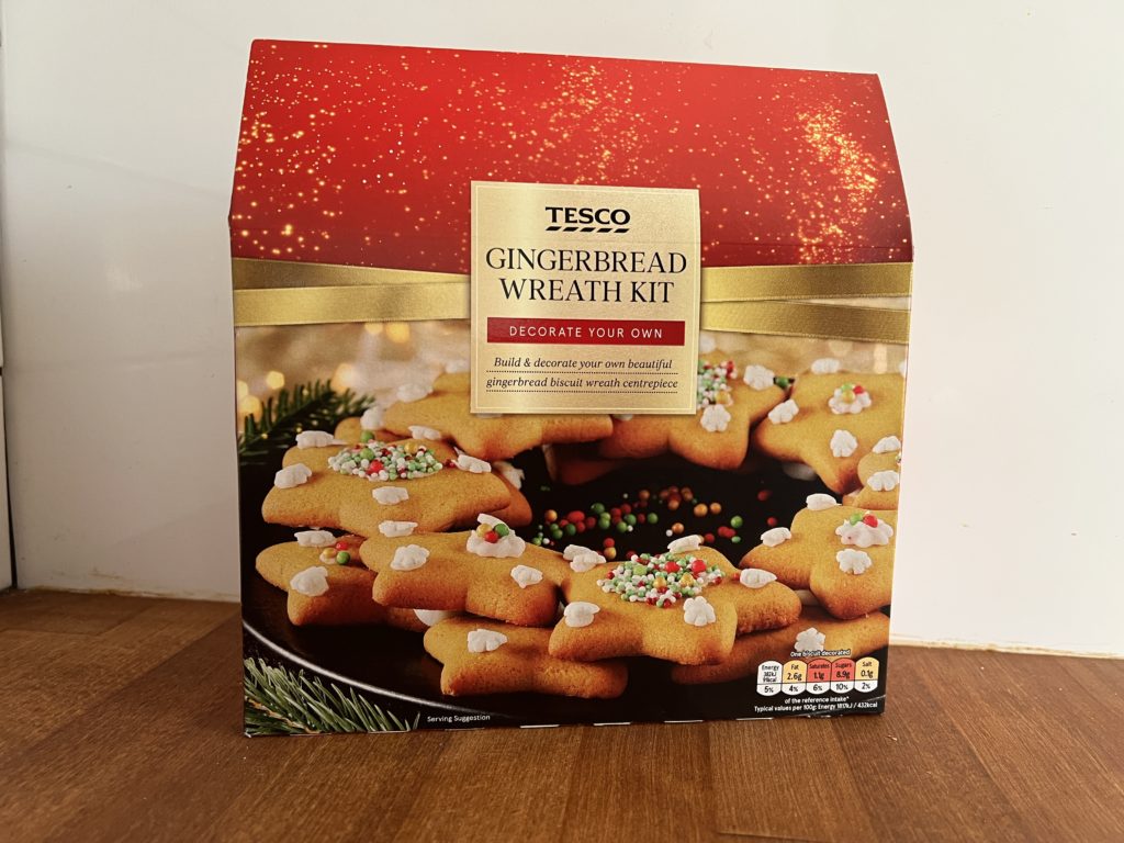 Tesco Gingerbread Wreath Kit