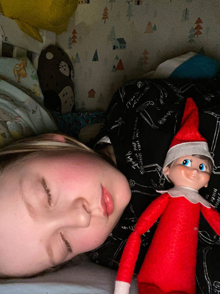 Elf on the Shelf selfies