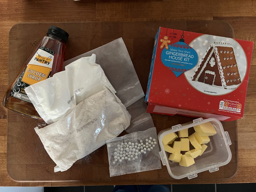 Sainsbury's Make Your Own Gingerbread House kit