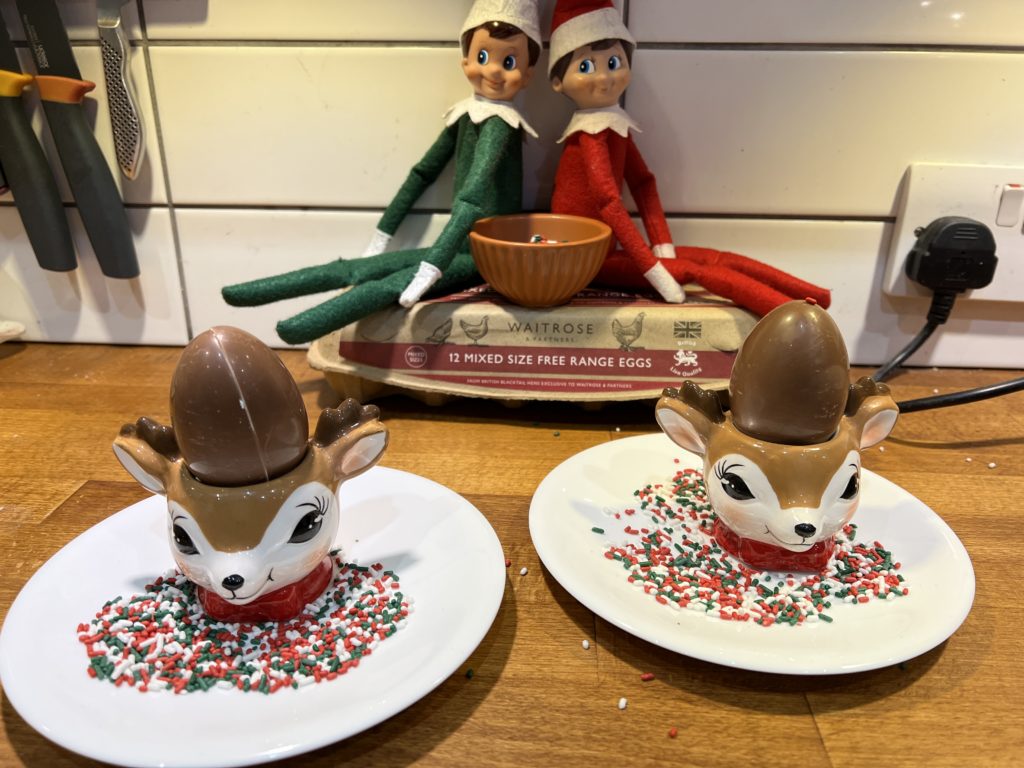 Elf on the Shelf magic egg trick 