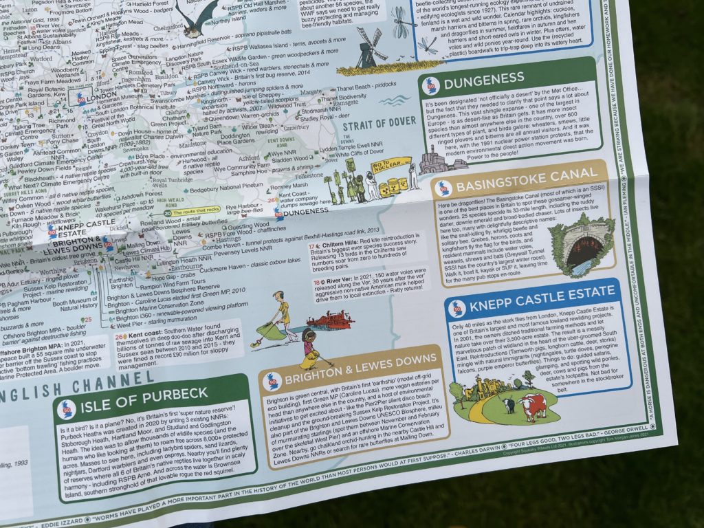 ST&G's Eagerly Beavered Great British Wildlife & Environment Map