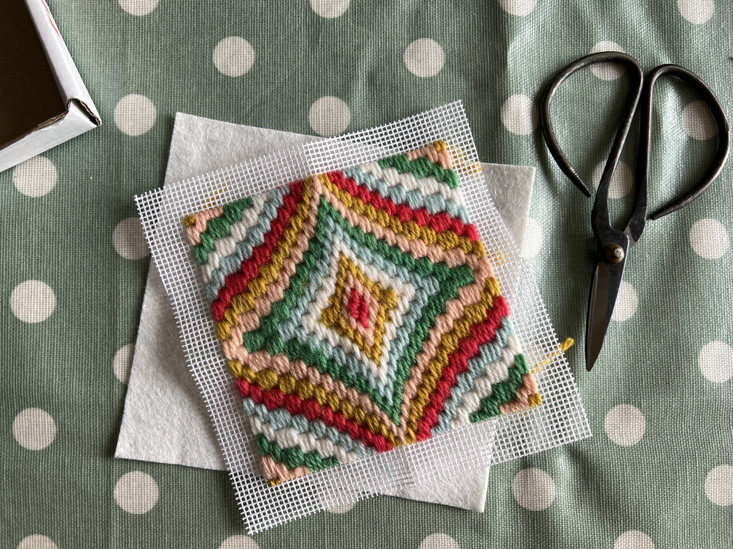 bargello pin cushion kit
