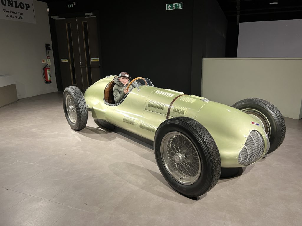 Exploring Silverstone Interactive Museum with kids