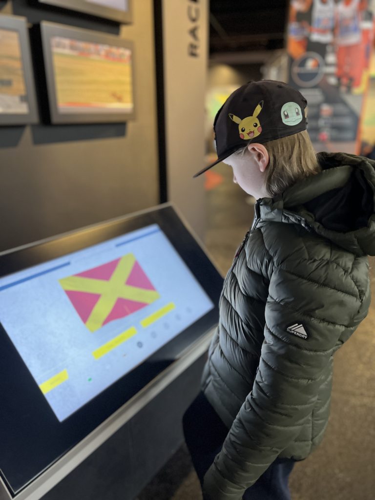 Exploring Silverstone Interactive Museum with kids