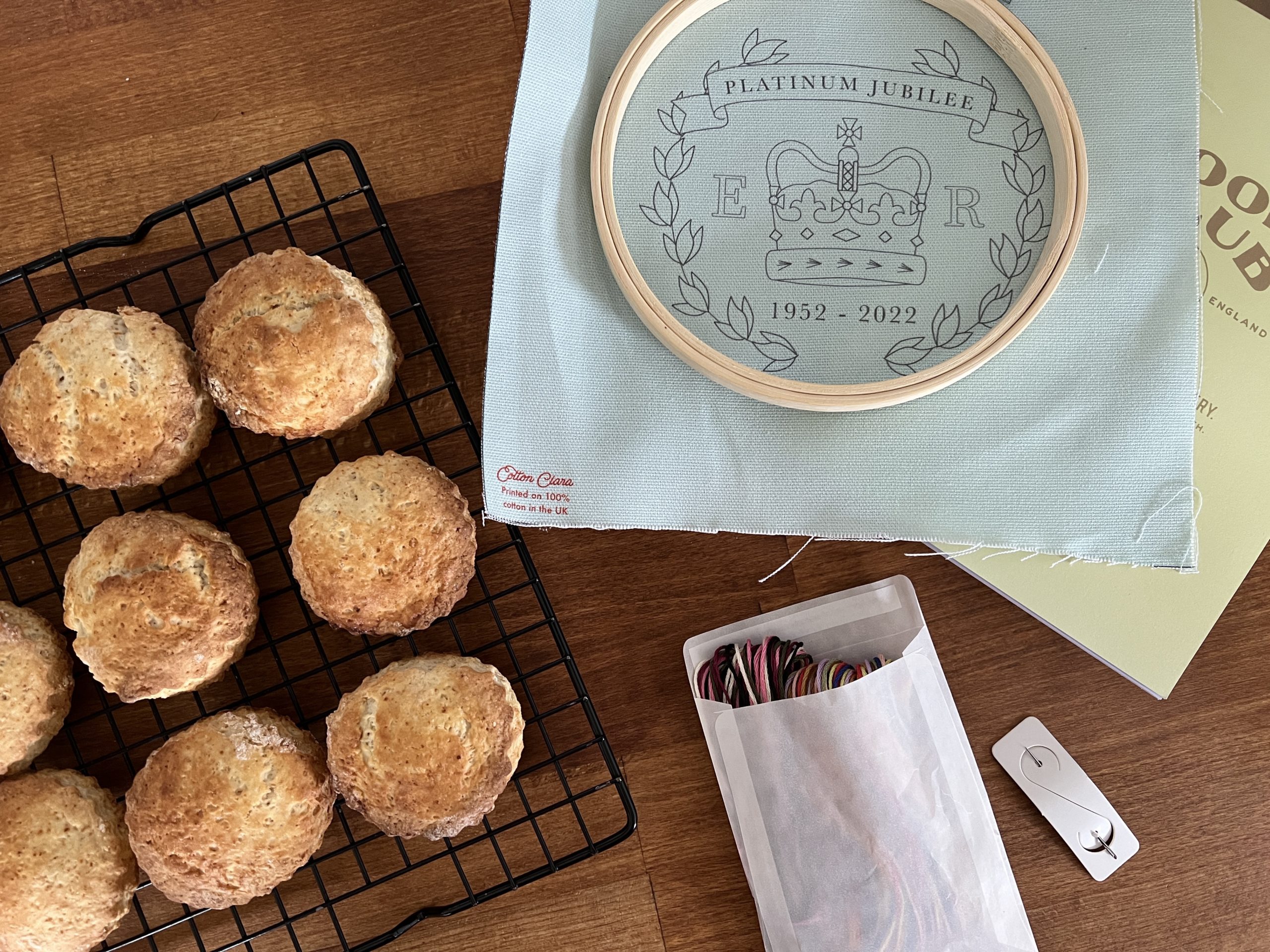 Platinum Jubilee embroidery