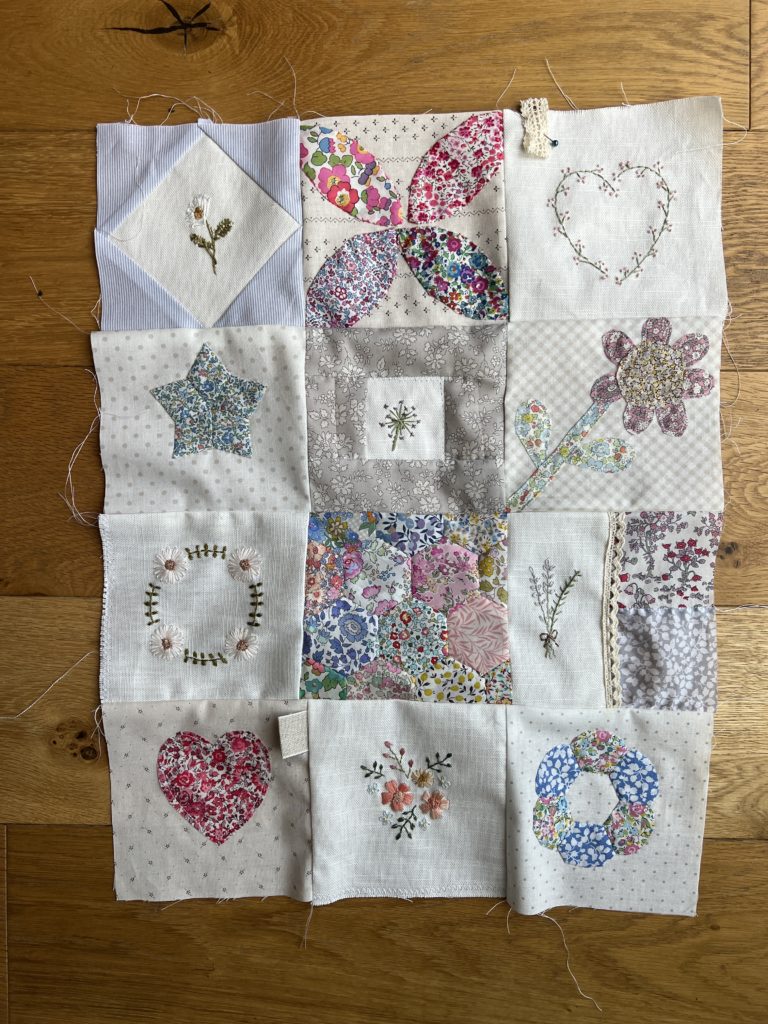 Summer Sampler quilt top