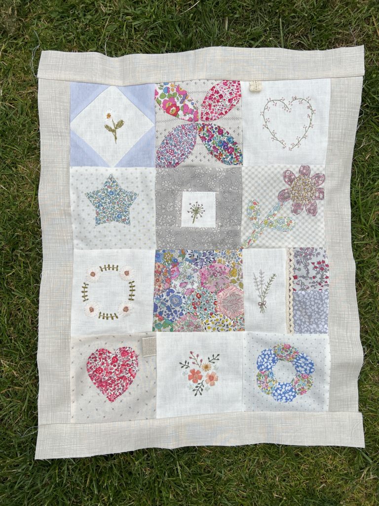 Summer Sampler quilt top