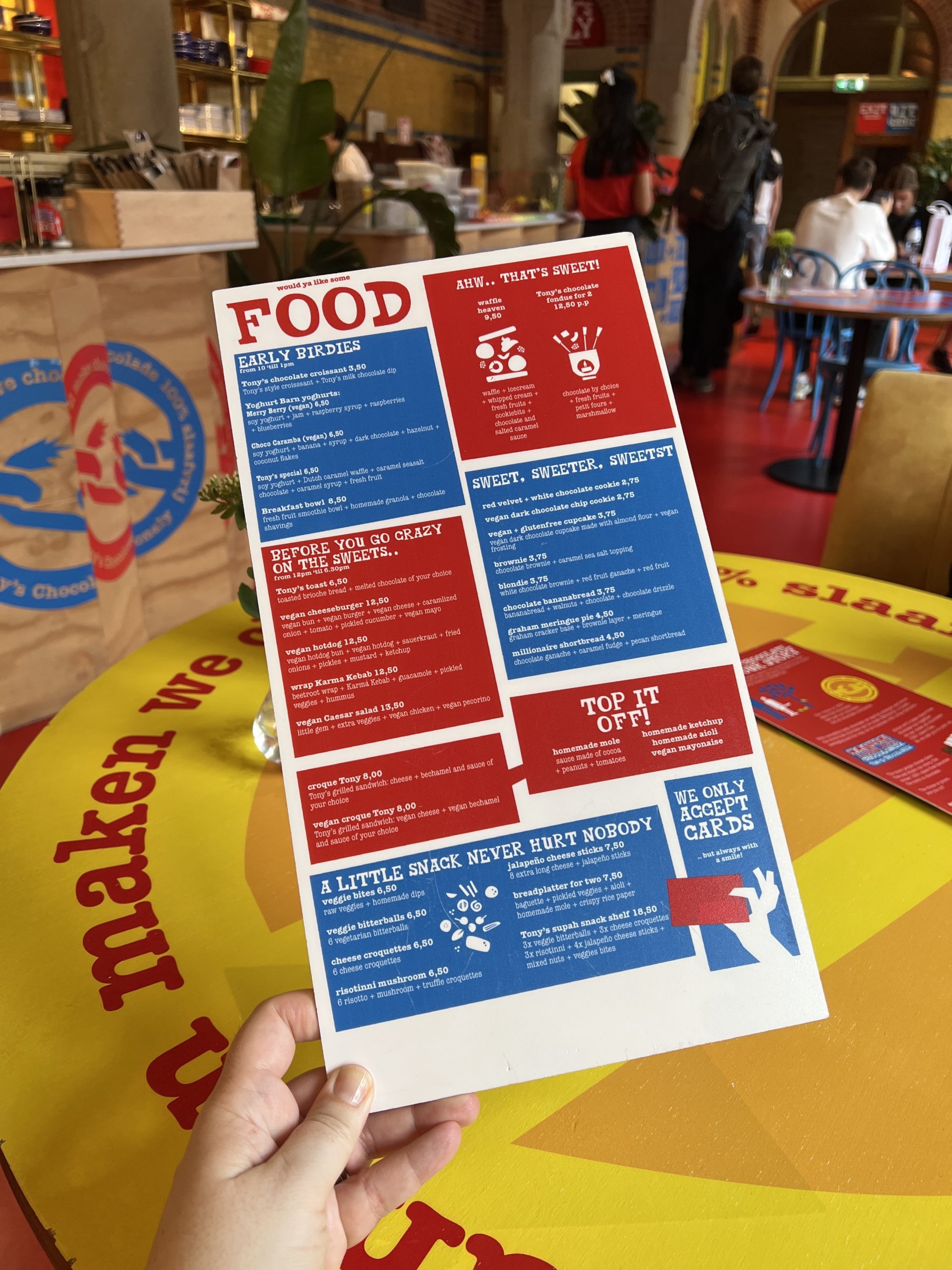 {Amsterdam} Tony’s Chocolonely Chocolate Bar thegingerbreadhouse.co.uk