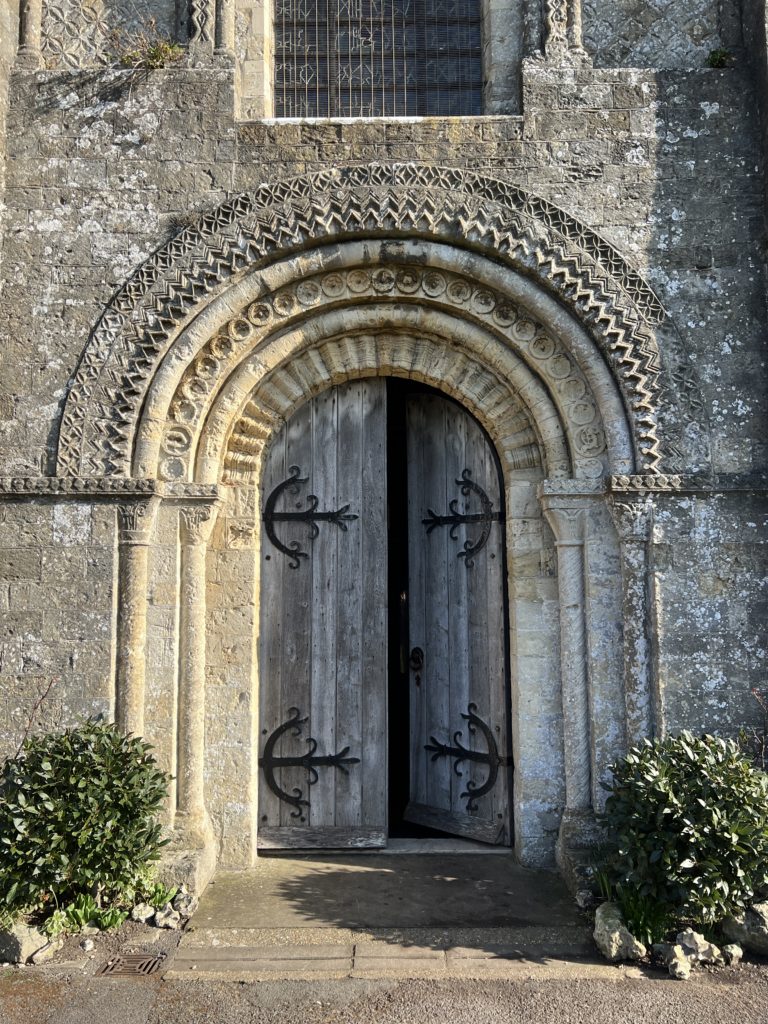 Exploring Porchester Castle with kids