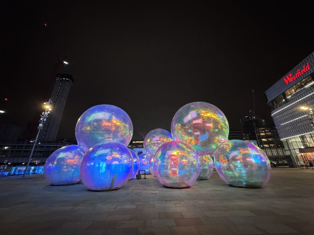 Here We Glow at Westfield London