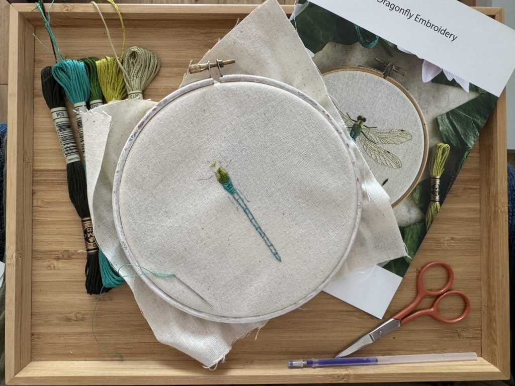 dragonfly embroidery