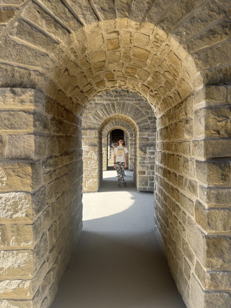 view through the Bock Casements