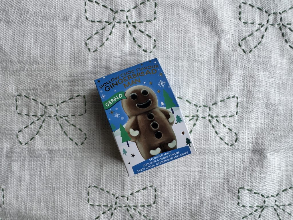 Hollow flavour gingerbread man (B&M?)
