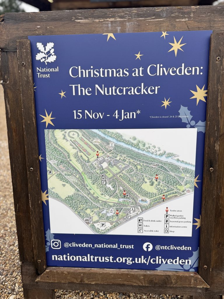 The Nutcracker trail at Cliveden map