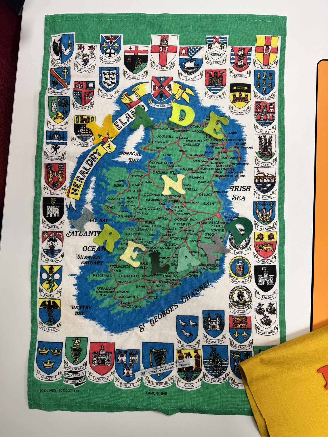 subverted tea towel workshop