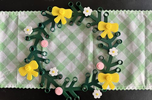 3d printed lego wreath