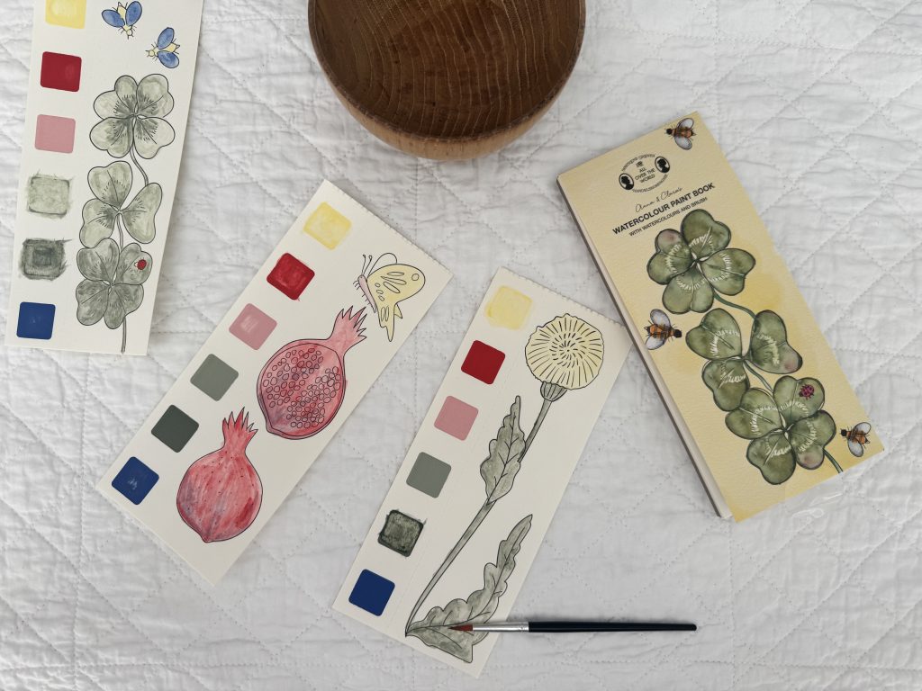 watercolour paint book from Sostrene Grenes