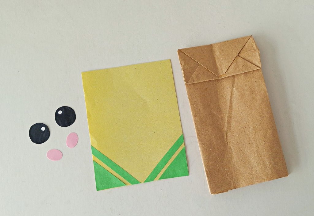 Box of Crayons Paper Bag Puppet