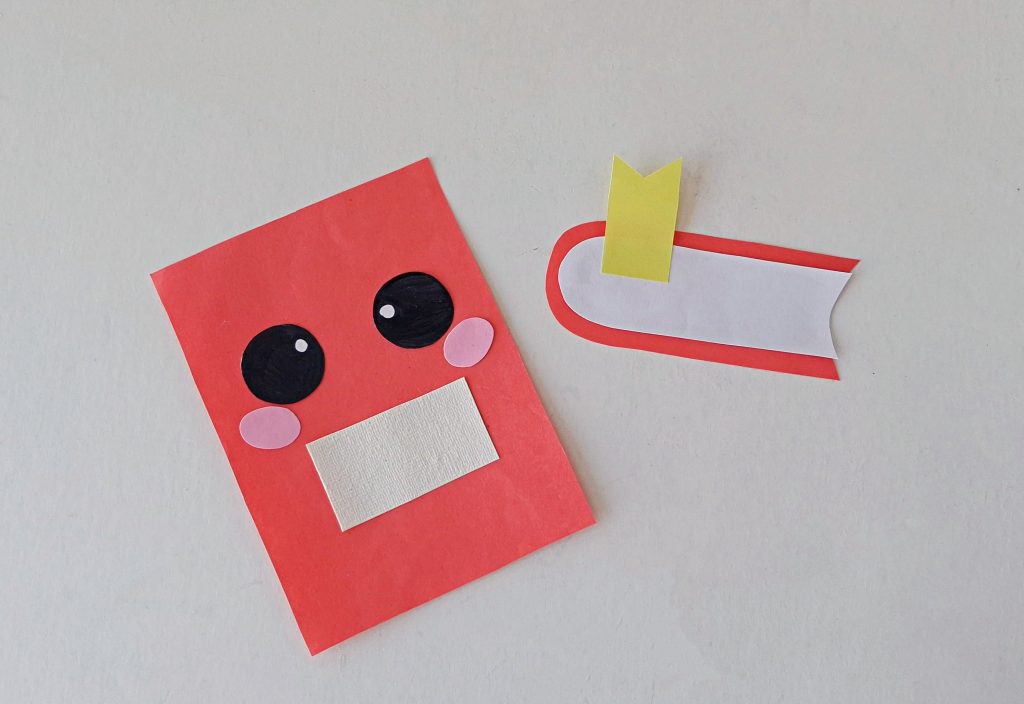 Notebook Paper Bag Puppet